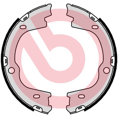 Brake Shoe Set, parking brake - S 30 544 BREMBO