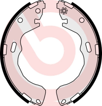 Brake Shoe Set - S 49 519 BREMBO