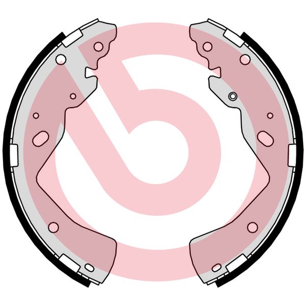 stabdžių trinkelių komplektas - S 49 527 BREMBO