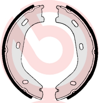 Brake Shoe Set, parking brake - S 50 505 BREMBO