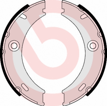 Brake Shoe Set, parking brake - S 50 513 BREMBO