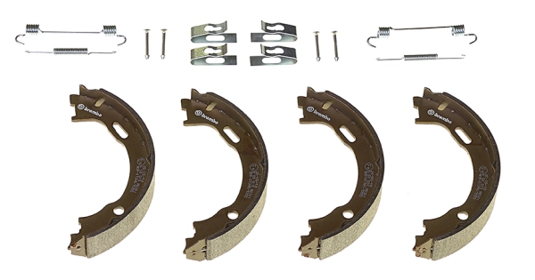 Brake Shoe Set, parking brake - S 50 515 BREMBO