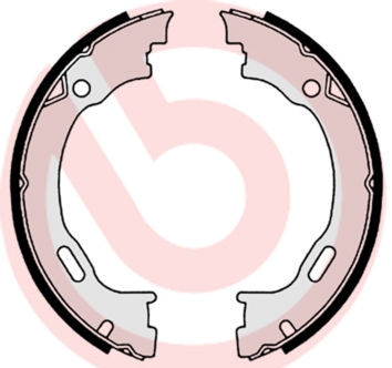 Brake Shoe Set, parking brake - S 50 516 BREMBO