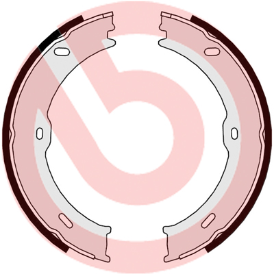 Brake Shoe Set, parking brake - S 50 523 BREMBO