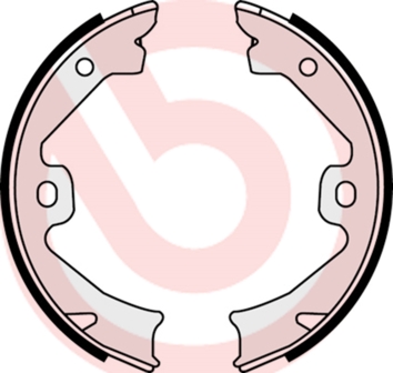 Brake Shoe Set, parking brake - S 52 509 BREMBO