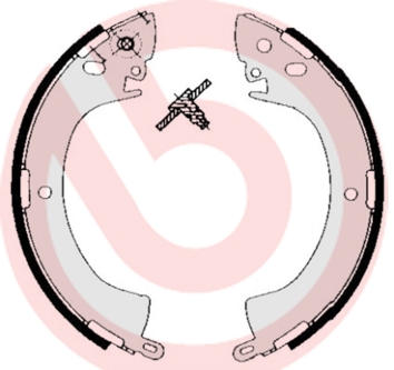 Bremsbackensatz - S 54 506 BREMBO