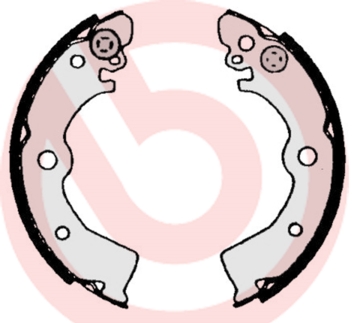 Brake Shoe Set - S 56 506 BREMBO