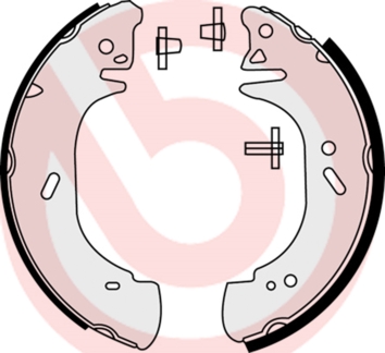 Brake Shoe Set - S 59 518 BREMBO