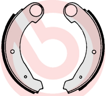 Brake Shoe Set - S 61 503 BREMBO