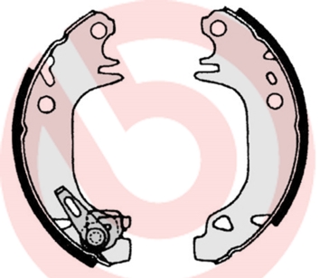 Brake Shoe Set - S 61 513 BREMBO