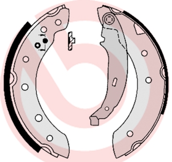 Brake Shoe Set - S 61 520 BREMBO