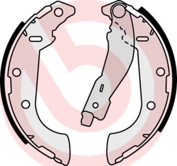 Комплект тормозных колодок - S 61 521 BREMBO