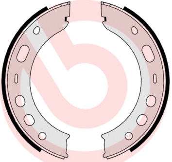 Комплект тормозных колодок, стояночная тормозная система - S 65 503 BREMBO