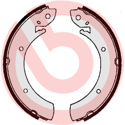 stabdžių trinkelių komplektas - S 68 516 BREMBO