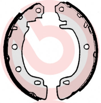 Brake Shoe Set - S 68 522 BREMBO