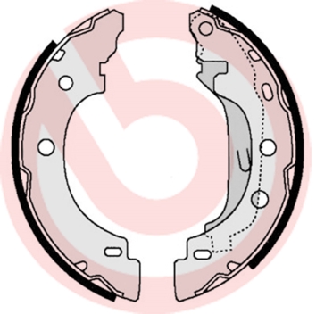 Brake Shoe Set - S 68 523 BREMBO