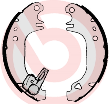 Brake Shoe Set - S 68 536 BREMBO