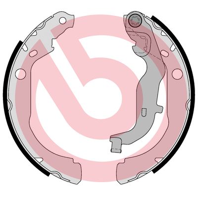 Brake Shoe Set - S 68 549 BREMBO