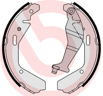 Brake Shoe Set - S 79 502 BREMBO