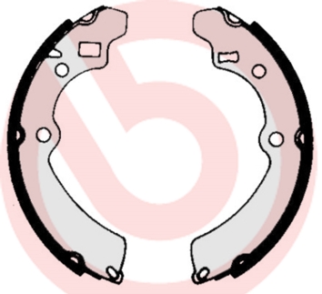 Brake Shoe Set - S 79 512 BREMBO