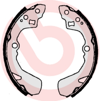 Brake Shoe Set - S 79 515 BREMBO