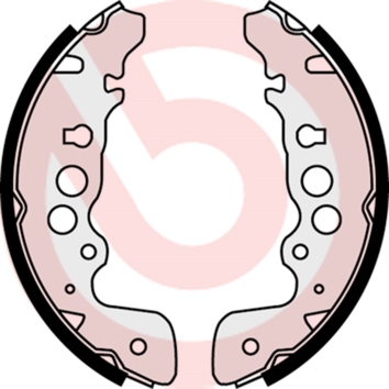 Brake Shoe Set - S 79 521 BREMBO