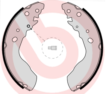 Kit ganasce freno - S 79 522 BREMBO