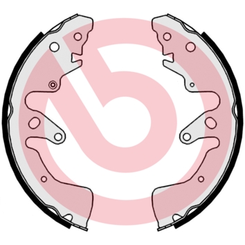 stabdžių trinkelių komplektas - S 79 524 BREMBO