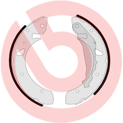 Brake Shoe Set - S 83 507 BREMBO
