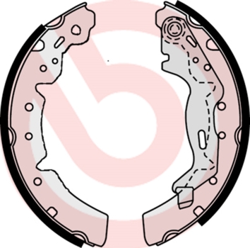Brake Shoe Set - S 83 510 BREMBO