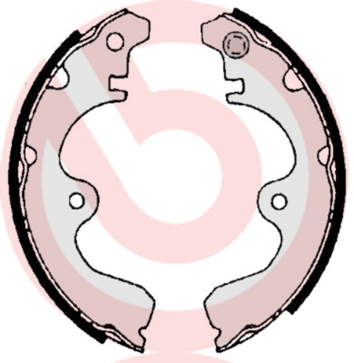 Brake Shoe Set - S 83 532 BREMBO