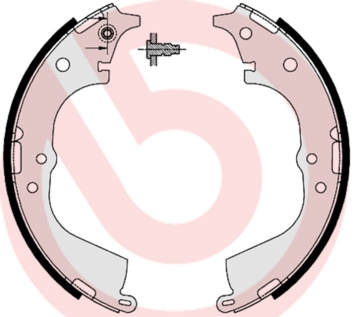 stabdžių trinkelių komplektas - S 83 537 BREMBO