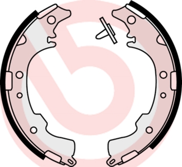 Brake Shoe Set - S 83 540 BREMBO