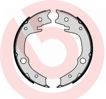 Kit ganasce, Freno stazionamento - S 83 551 BREMBO