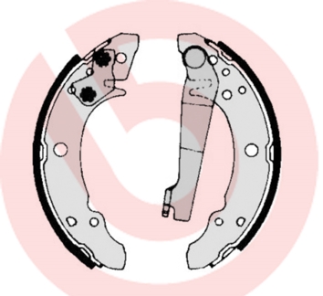 Brake Shoe Set - S 85 507 BREMBO
