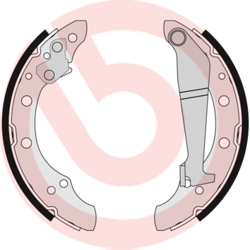 stabdžių trinkelių komplektas - S 85 508 BREMBO