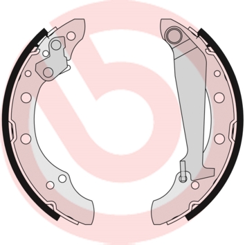 stabdžių trinkelių komplektas - S 85 511 BREMBO