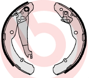 Комплект тормозных колодок - S 85 516 BREMBO