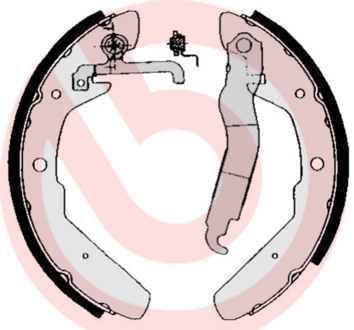 Brake Shoe Set - S 85 517 BREMBO