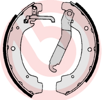 Kit ganasce freno - S 85 534 BREMBO
