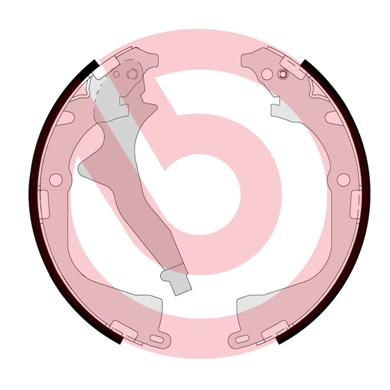 Brake Shoe Set - S 85 542 BREMBO