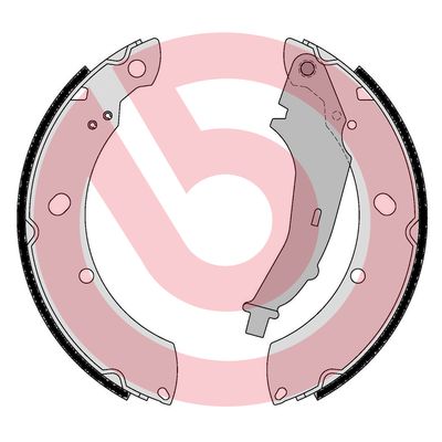 Brake Shoe Set - S 85 544 BREMBO