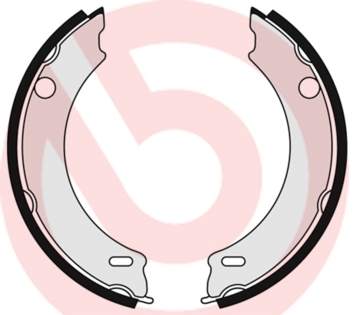 Brake Shoe Set, parking brake - S 86 508 BREMBO