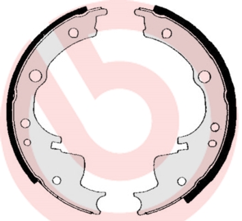 stabdžių trinkelių komplektas - S A6 501 BREMBO