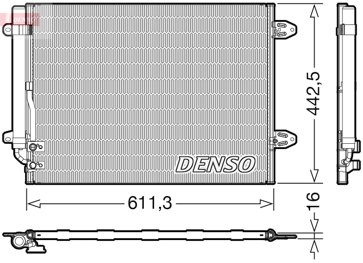 Condensatore, Climatizzatore - DCN32013 DENSO