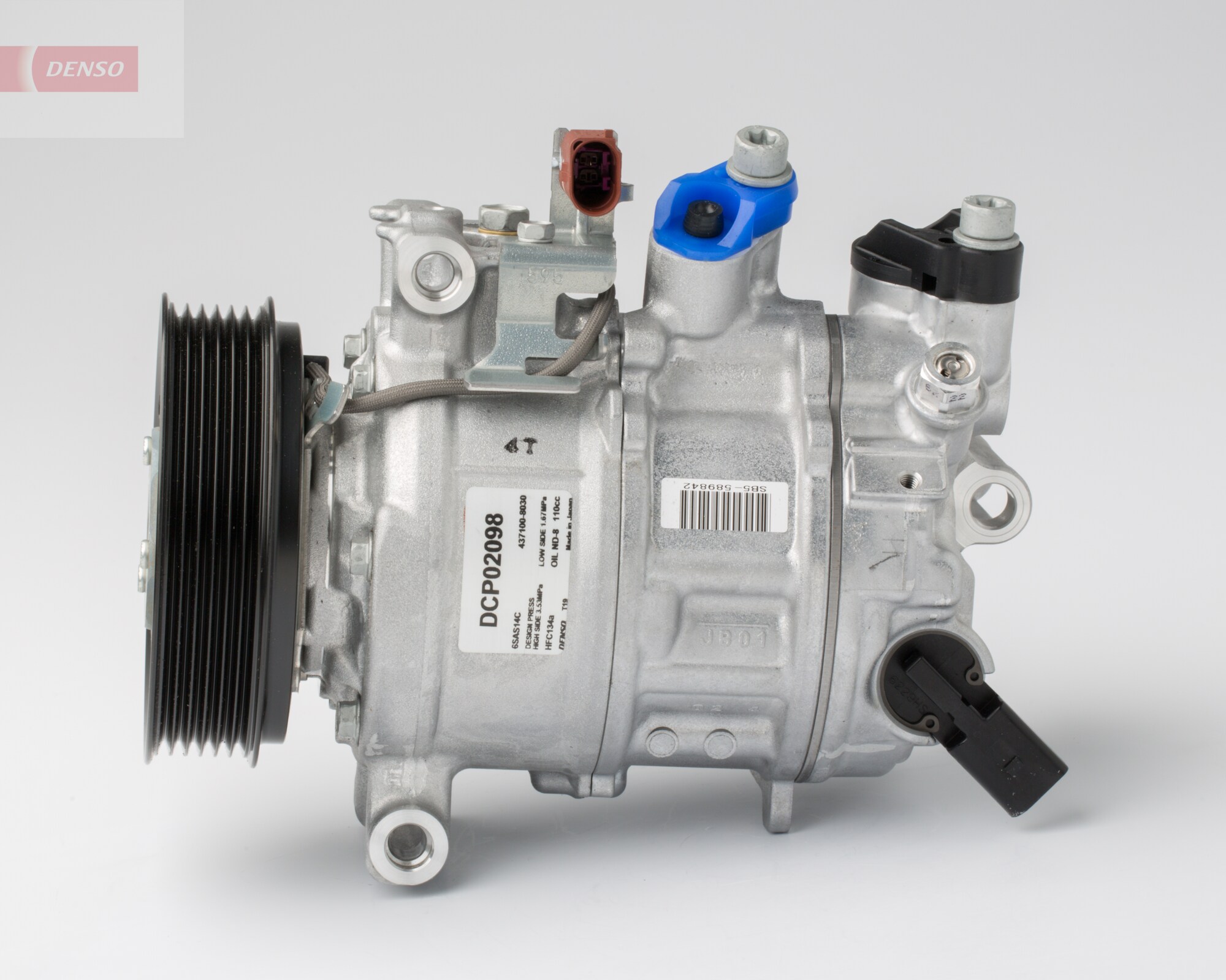 Compressor, air conditioning - DCP02098 DENSO