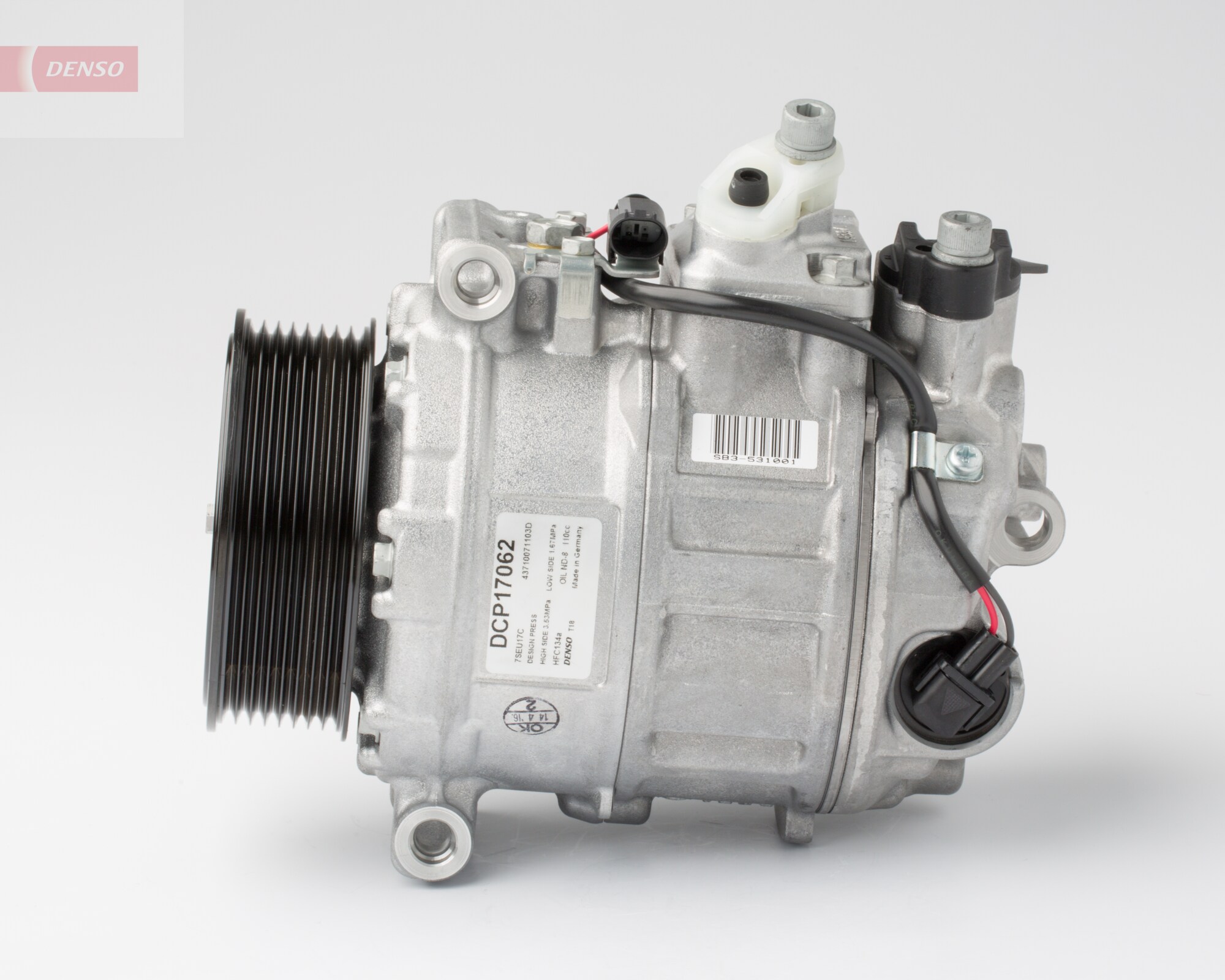 Compressor, air conditioning - DCP17062 DENSO