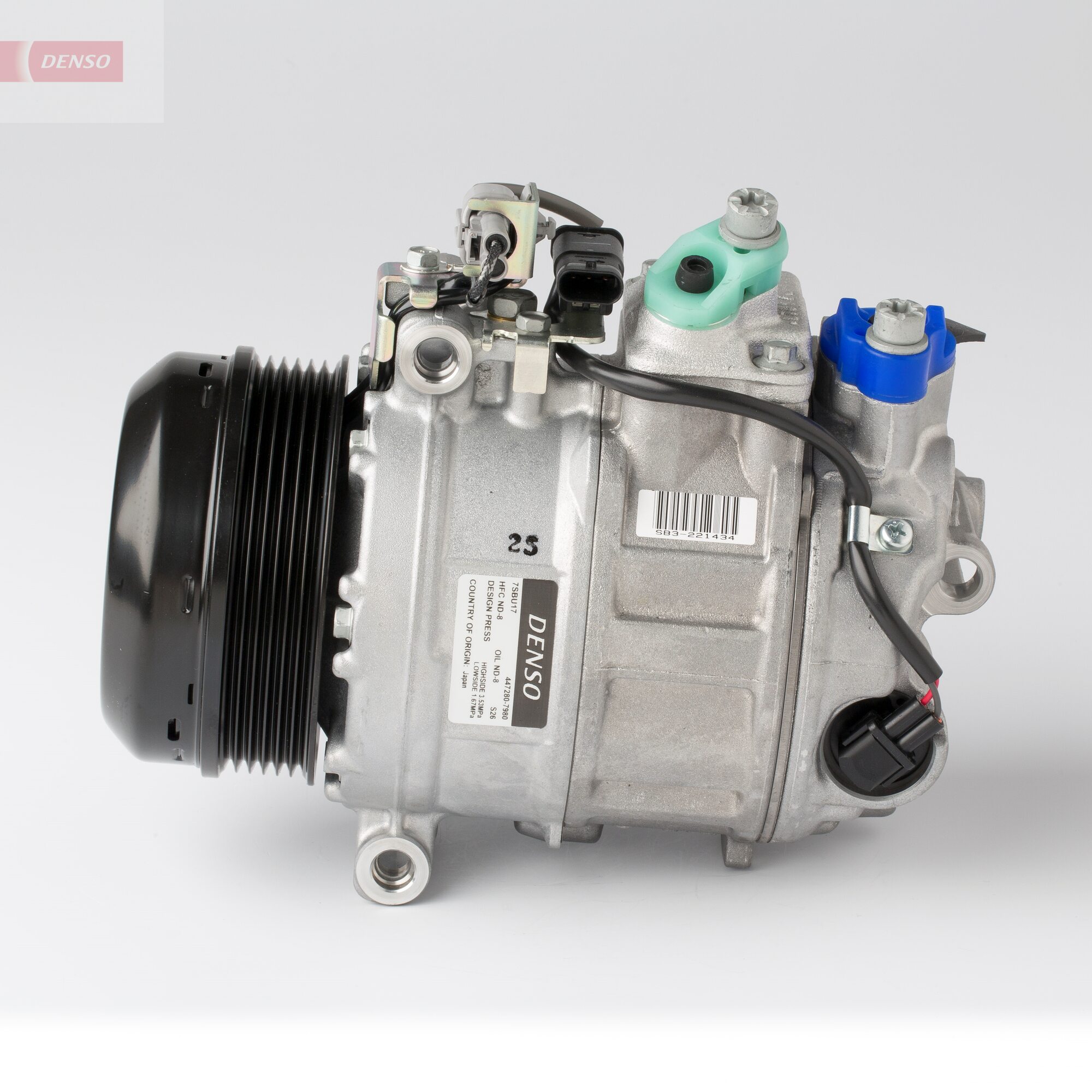 Compressor, air conditioning - DCP17151 DENSO