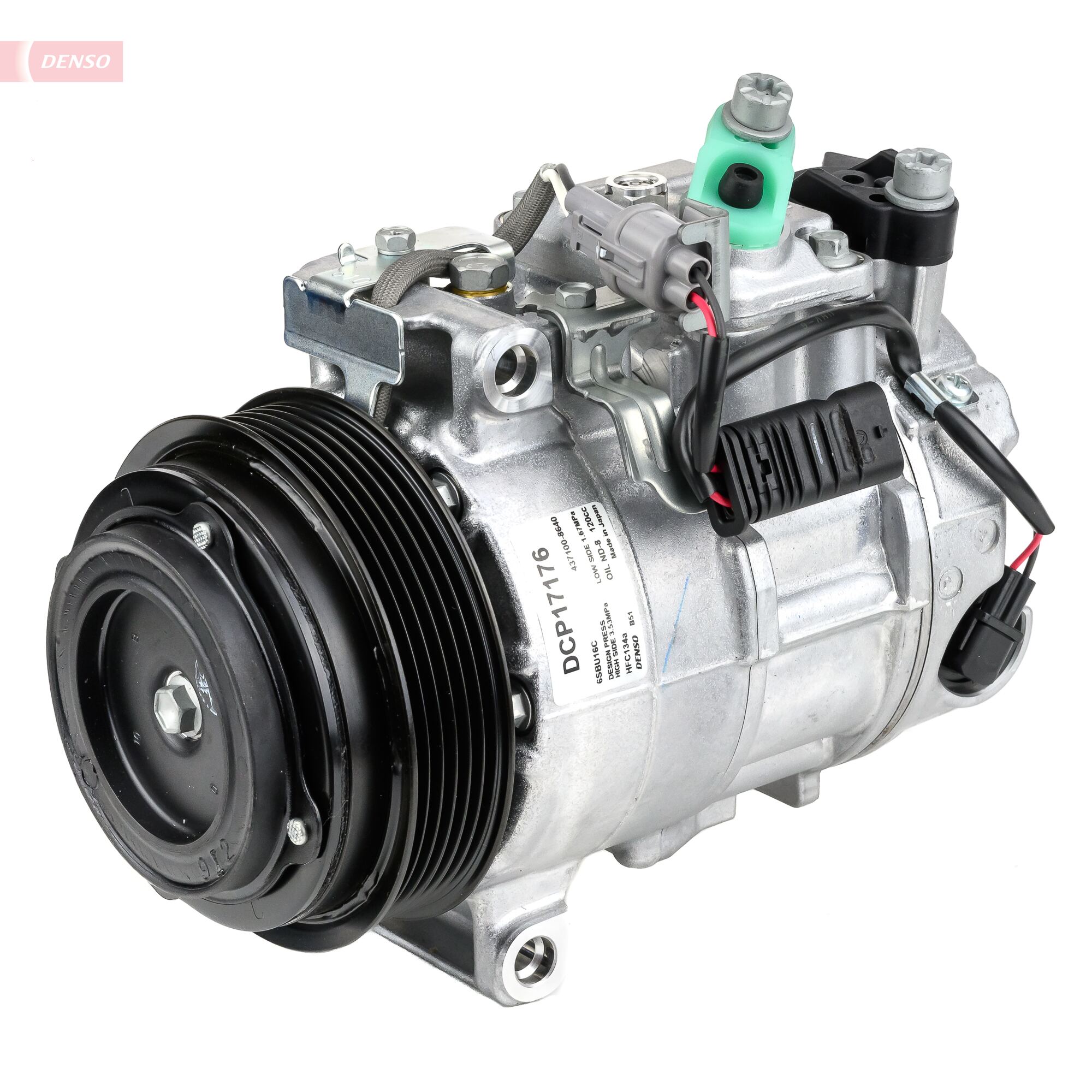 Compressor, air conditioning - DCP17176 DENSO