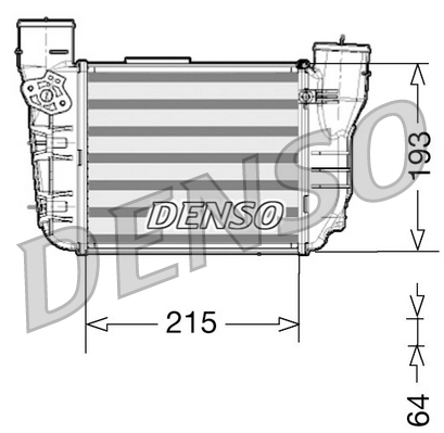 Intercooler - DIT02020 DENSO